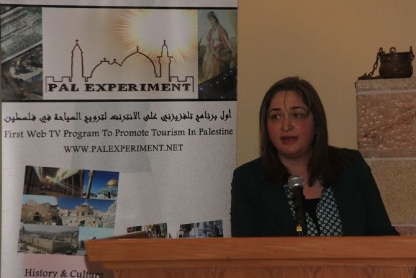 Rola Ma'aiya, Menteri Pariwisata dan Arkeologi Palestina (ilustrasi)