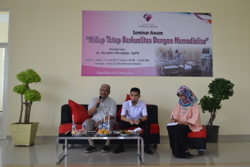 RS Permata Bekasi mengadakan seminar bertema “Hidup Tetap Berkualitas dengan Hemodialisa