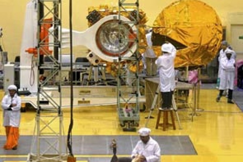 Ruang inspeksi Misi Orbiter Mars India (Ilustrasi)