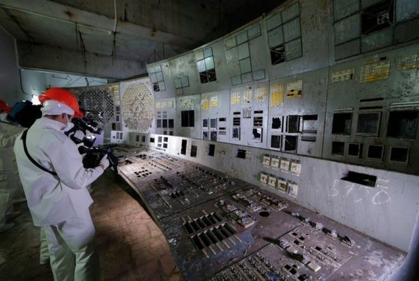 Ruang kontrol Chernobyl.