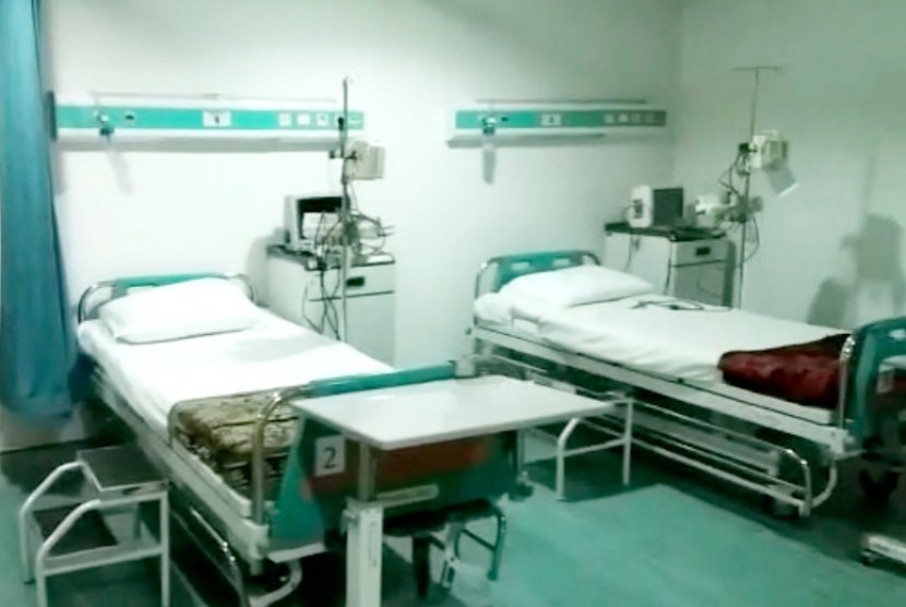 Ruang perawatan jamaah di Klinik Kesehatan Haji Indonesia (KKHI) di Makkah