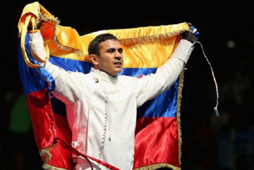 Ruben Limardo Gascon mengantarkan medali emas pertama bagi Venezuela dalam kurun waktu 44 tahun terakhir.