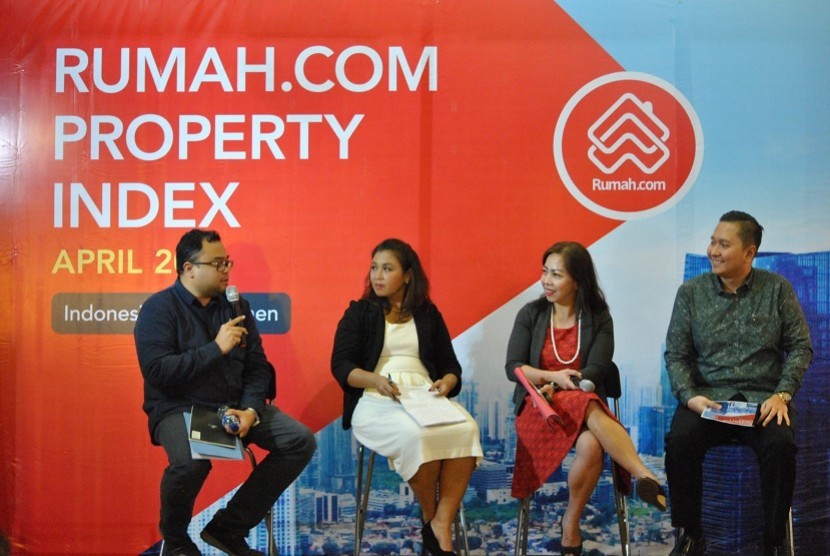 Rumah.com Property Index (RPI) mencatat median harga properti residensial secara nasional berada di titik 104,7 pada kuartal I 2018.