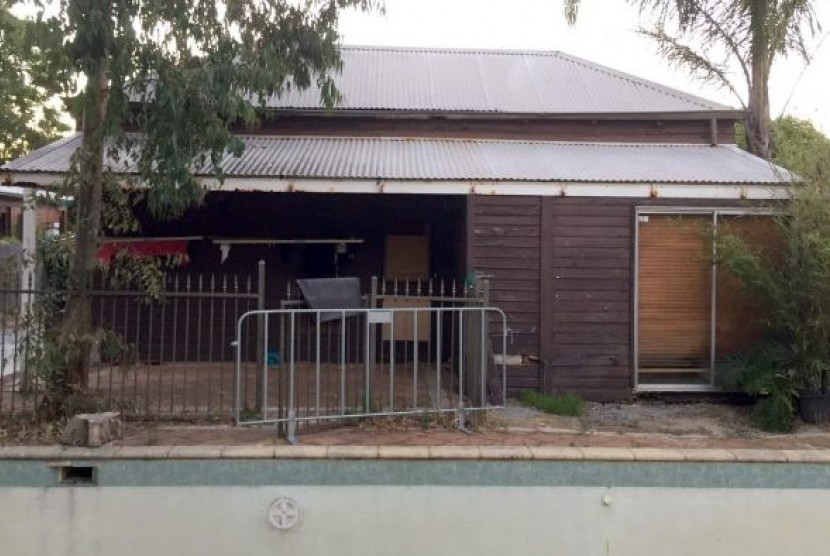 Rumah di kawasan Victoria park, Perth yang jadi lokasi kejadian overdosis massal.