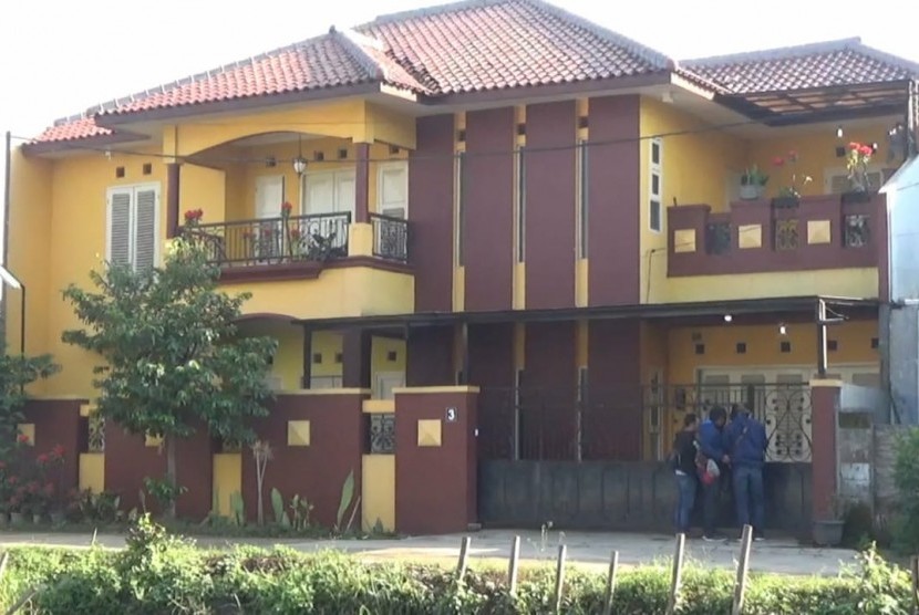 Rumah Kalapas Sukamiskin, Wahid Husein di Bojongsoang, Kabupaten Bandung, Senin (23/7).