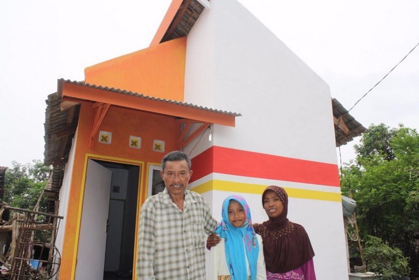 Rumah Layak Huni yang di Kampung untuk warga (ilustrasi)