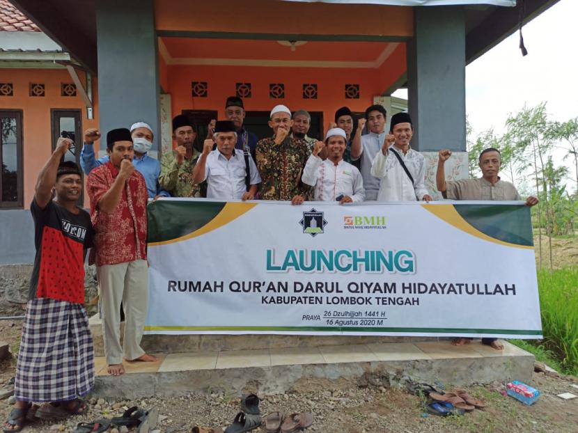Rumah Quran Darul Qiyam Hidayatullah  Kabupaten Lombok Tengah diresmikan Ahad (16/8).