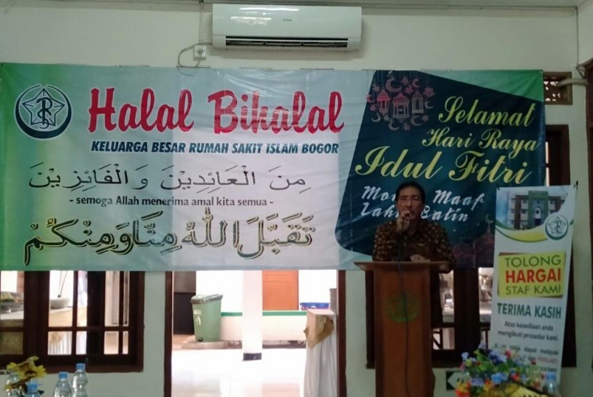 Rumah Sakit Islam (RSI) Bogor menggelar halal bi halal, Sabtu (15/6).