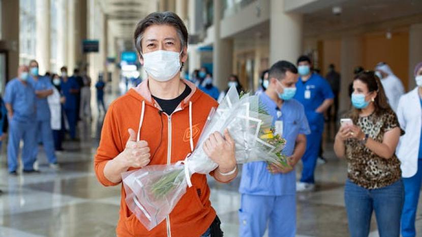 Rumah sakit lapangan di gedung World Trade Center (WTC) Dubai, Uni Emirat Arab ditutup setelah pasien Covid-19 terakhir sembuh.