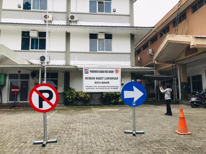Rumah Sakit Lapangan Kota Bogor di kawasan GOR Pajajaran Kota Bogor akan segera dioperasikan Kamis (1/7) sore.