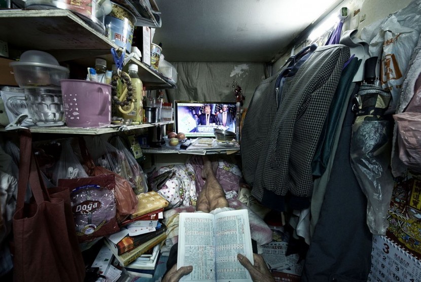 Rumah sempit di Hong Kong yang mirip peti mati 