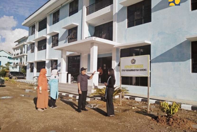 Rumah susun (Rusun) Mahasiswa STKIP Muhammadiyah Sorong, Papua Barat