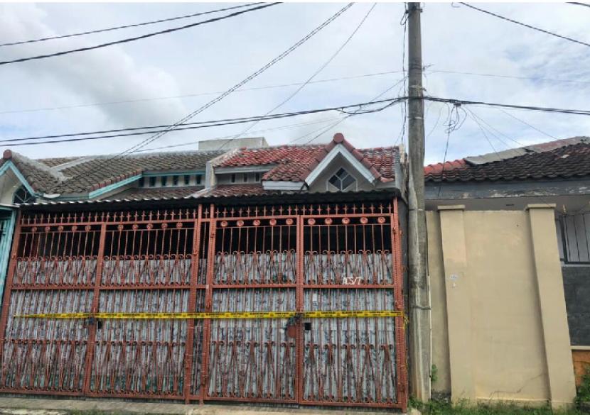 Rumah tempat ditemukannya empat jasad di perumahan Citra Garden, Kalideres, Jakarta Barat.
