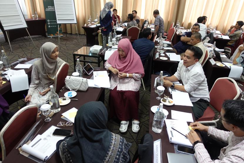 Peserta Waqf Academy yang digelar Rumah Wakaf. (Ilustrasi)