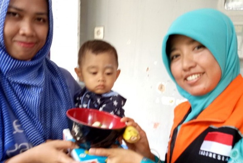  Rumah Zakat Beri Makanan Tambahan di Posyandu