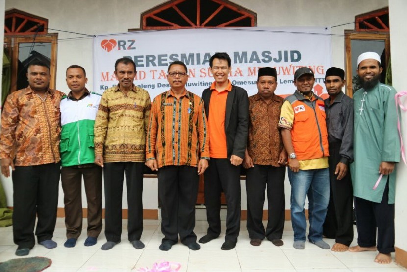 Rumah Zakat  bersama Yayasan Masjid Nusantara meresmikan Masjid  Taman Surga Meluwiting pada hari Sabtu lalu (04/02).