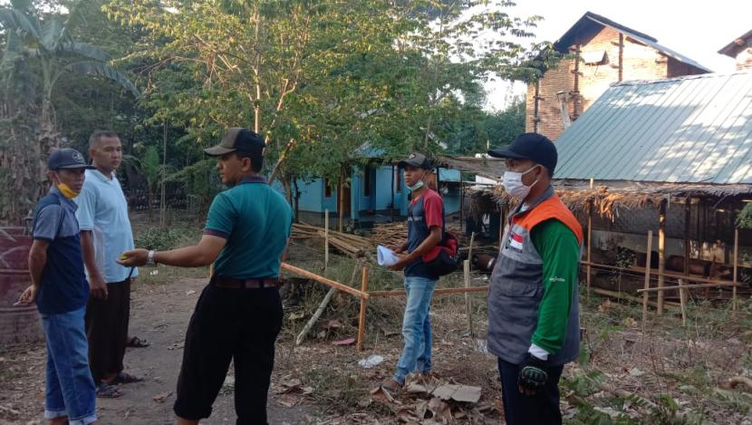 Rumah Zakat Dukung pembangunan lumbung pangan masyarakat gotong royong desa berdaya Sakra Selatan NTB. 