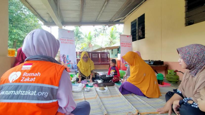 Rumah Zakat gelar praktik pembuatan MPASI.