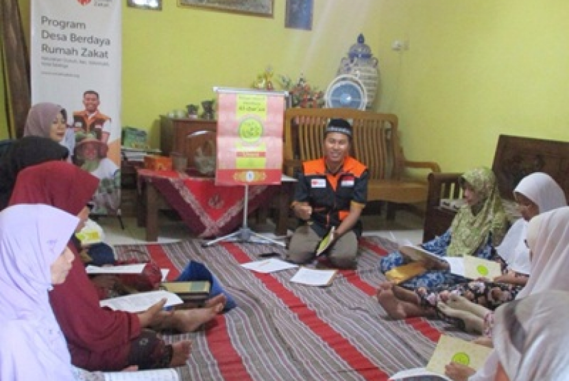 Rumah Zakat gelar program pemberantasan buta huruf Alquran di Desa Berdaya Salatiga.