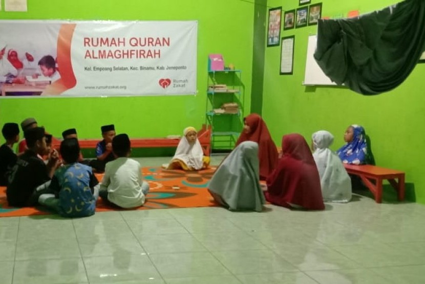 Rumah Zakat kembali menggelar kegiatan Rumah Quran di Desa Berdaya Empoang Selatan, Jeneponto, Sulawesi Selatan