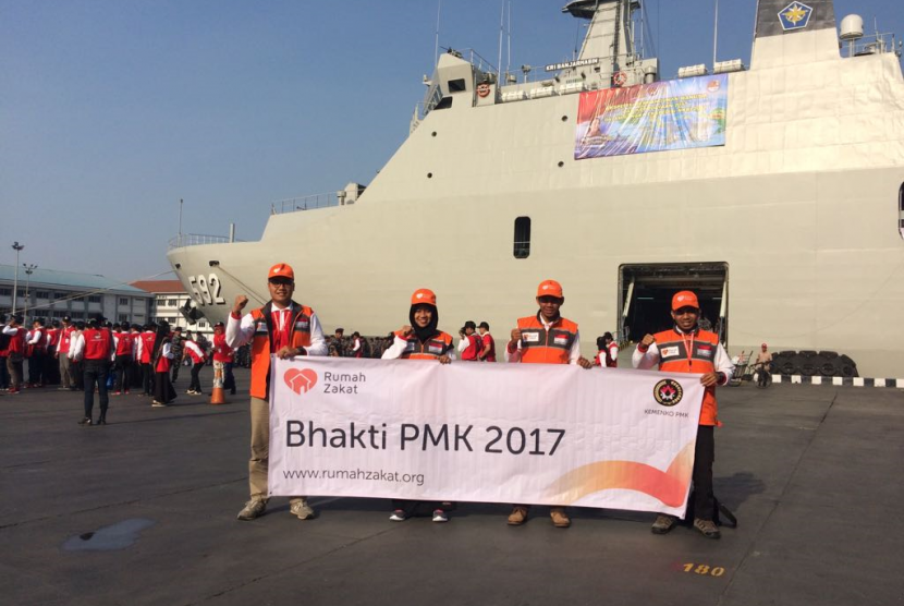 Rumah Zakat kirimkan bantuan ke pelosok melalui Ekspedisi Bhakti PMK 2017.