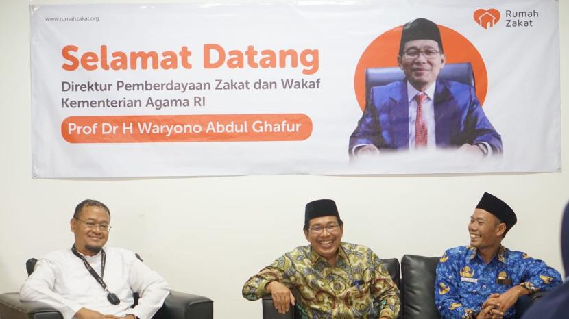 Rumah Zakat menerima kunjungan Direktur Pengembangan Zakat dan Wakaf Kementerian Agama Republik Indonesia Agenda Sinergi dan Kolaborasi Pengelolaan Zakat di Provinsi Jawa Barat.