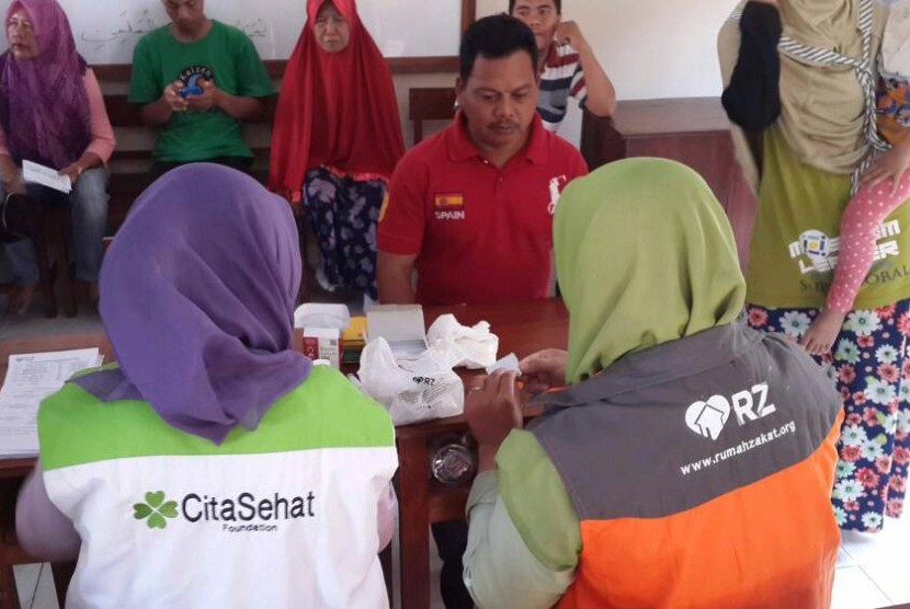 Rumah Zakat menggelar acara Siaga Sehat di Yogyakarta, belum lama ini. 