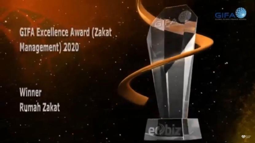 Rumah Zakat Raih GIFA Awards 2020 Kategori Zakat Management