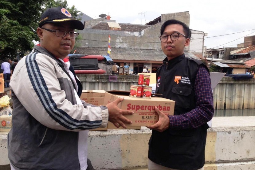  Rumah Zakat Salurkan Bantuan Korban Bencana Krukut