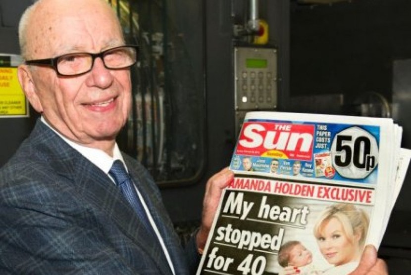 Rupert Murdoch mengundurkan diri dari sejumlah dewan direksi koran-korannya di Inggris