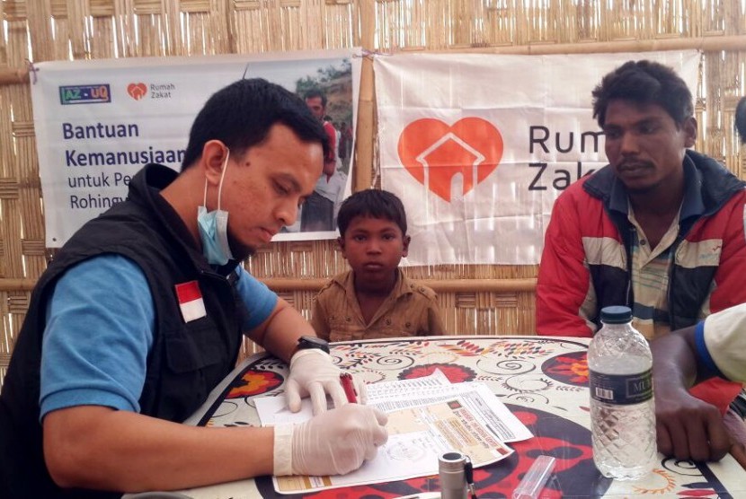  RZ Gelar Layanan Kesehatan untuk Pengungsi Rohingya