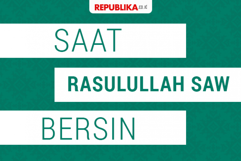 Saat Rasulullah SAW bersin.