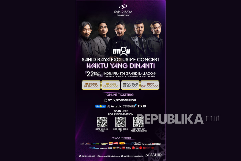 Satu Hari Menuju Konser Ungu 'Waktu yang Dinanti' di Sahid Raya Yogyakarta
