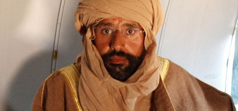  Saif al-Islam terlihat lemah saat ditangkap di Sebha, Libya selatan