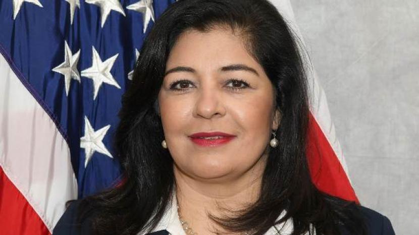 Saima Mohsin jaksa muslim wanita pertama di Amerika Serikat.