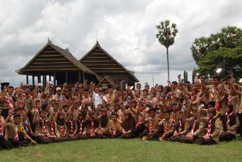 Saka Pariwisata, Kwarcab Gerakan Pramuka Wajo, Sulawesi Selatan menggelar kegiatan Kemah Jurnalistik, Media Sosial dan Sinematografi 2016