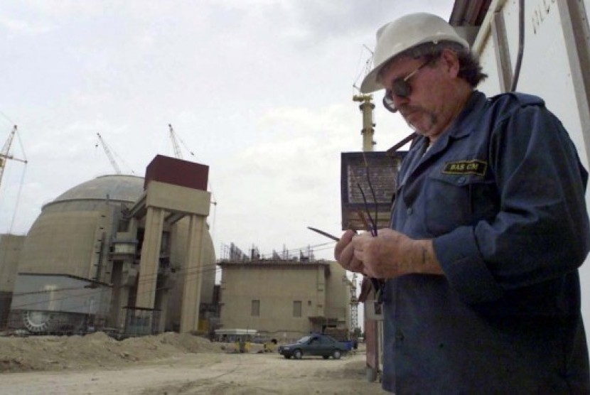 Salah Bushehr, tempat pengolahan nuklir Iran. 