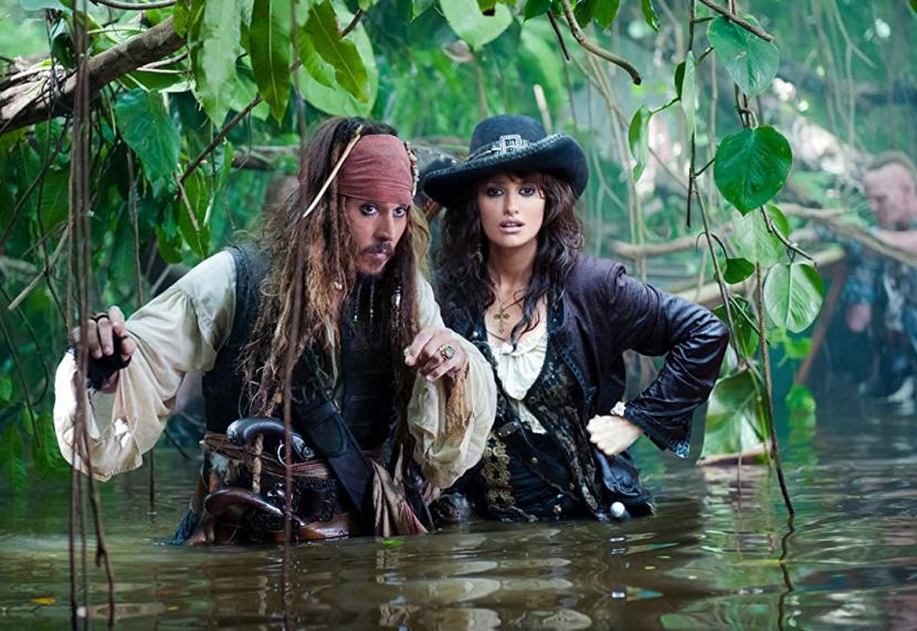 Salah satu adegan dalam film Pirates of the Caribbean: On Stranger Tides.