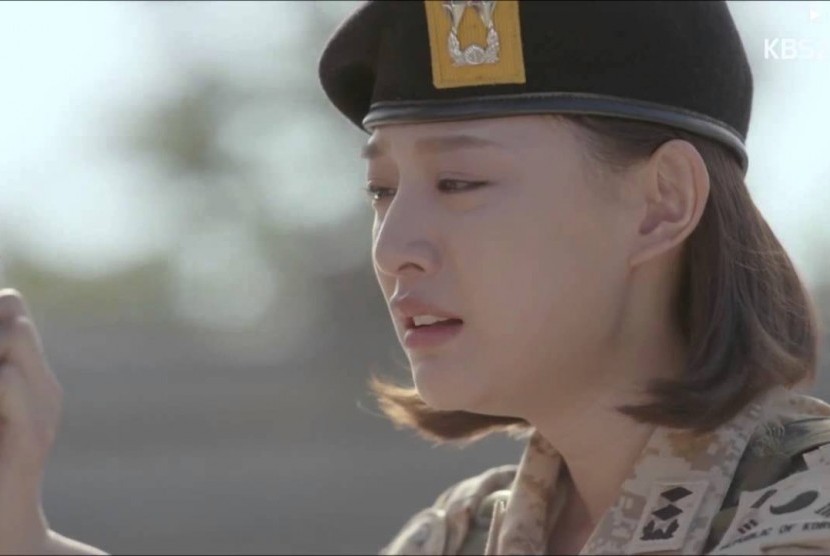 Salah satu adegan dari drama Korea 'Descendants of the Sun'.