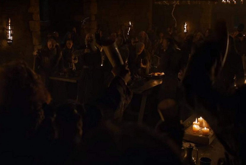 Salah satu adegan dari episode Last of the Starks dari Game of Thrones.