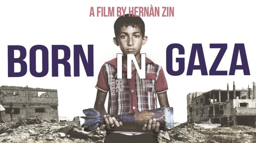 Salah satu adegan di film Born In Gaza. Ini menjadi salah satu film yang mengangkat kisah penderitaan dan perjuangan masyarakat di Palestina.