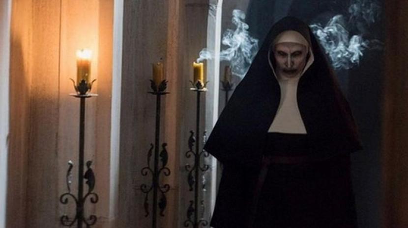 Salah satu adegan di film The Nun II. The Nun II menjadi salah satu film horor dengan penghasilan tertinggi pada 2023.