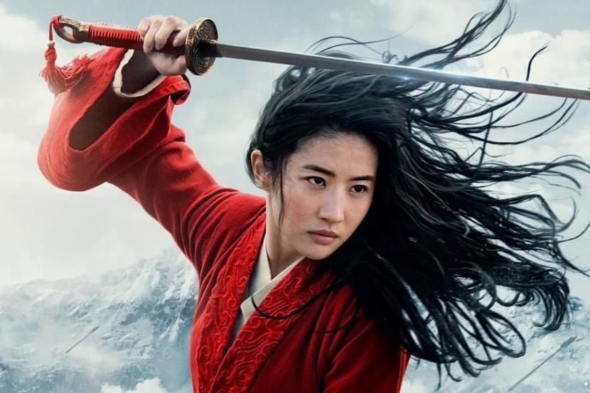 Salah satu adegan di film Mulan. Versi live-action film Mulan akan melewati sebagian besar bioskop dunia dan langsung menuju platform streaming pada September. Ilustrasi.