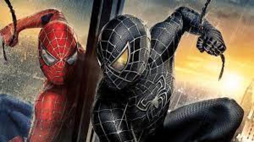 Salah satu adegan film Spider-Man 3 karya Sam Raimi.