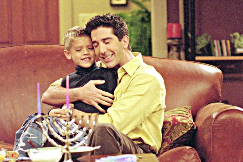 Salah satu adegan Friends ketika Ross sedang bersama anaknya, Ben.