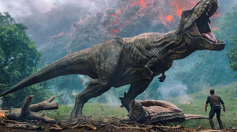 Salah satu adegan Jurassic World: Fallen Kingdom. Jurassic World: Dominion baru akan tayang pada 2022.