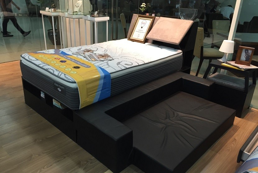 Salah satu desain tempat tidur hasil kerjasama Comforta dengan Mahasiswa/i UPH 
