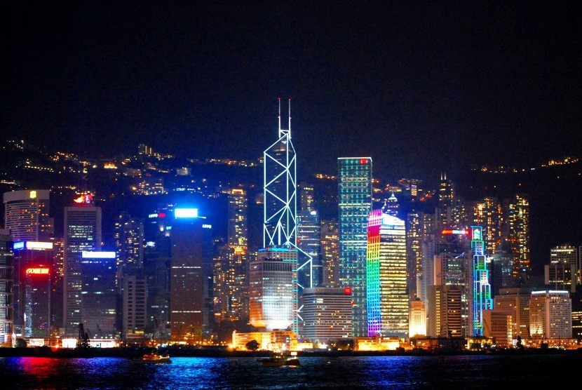 Salah satu destinasi wisata andalan Cina, Hong Kong.
