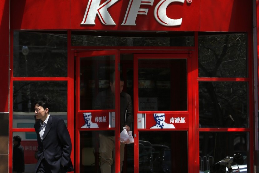 Salah satu gerai KFC di Cina.