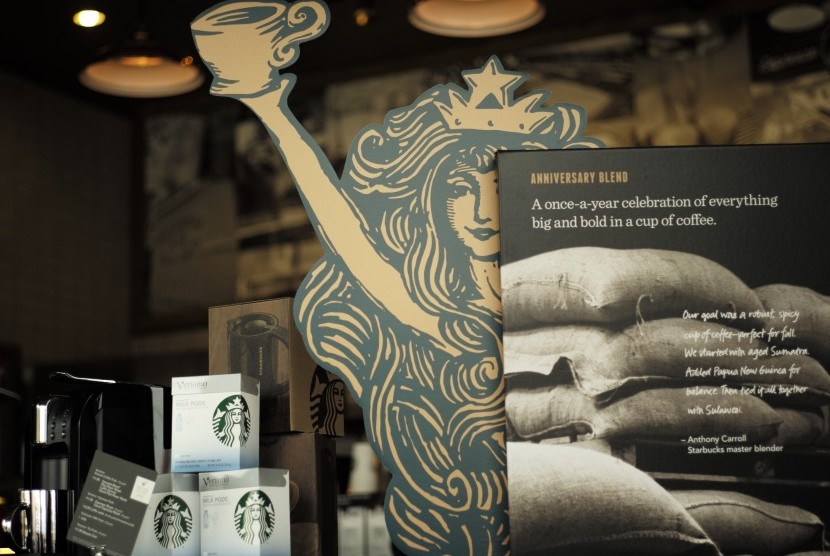 Salah satu gerai Starbucks di Amerika Serikat.